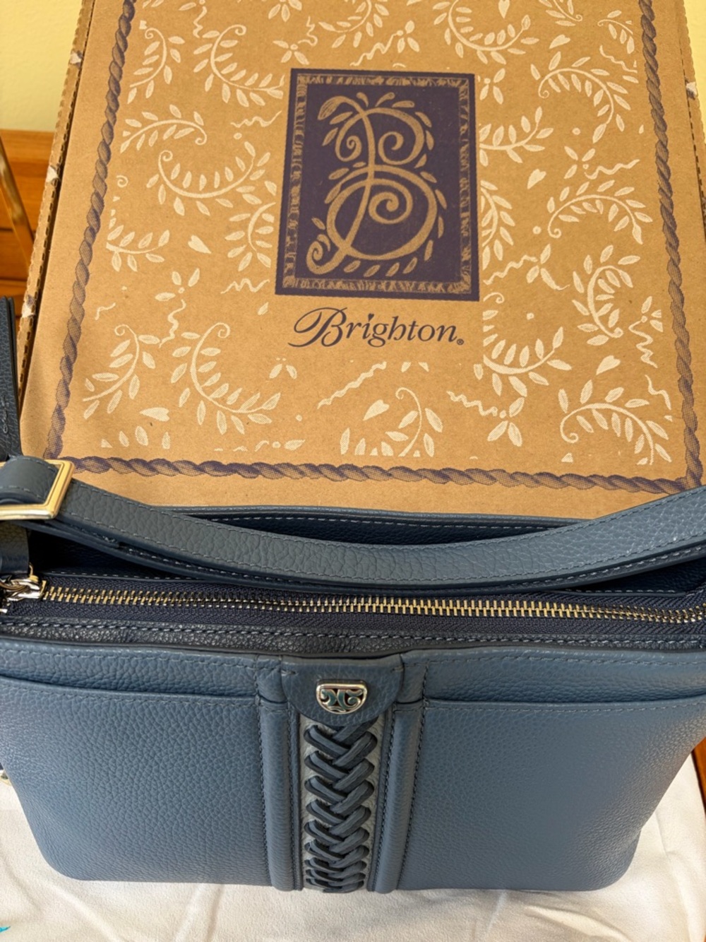 Brighton New Belize Leather Crossbody - Picture 11 of 12
